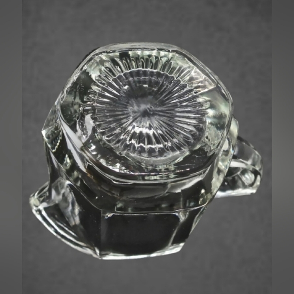 VINTAGE INDIANA COLONIAL PEERLESS PANEL GLASS CREAMER, SUGAR & BUTTER SET - Picture 7 of 8